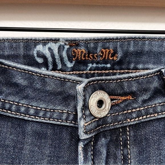 MISS ME Y2K Low Rise Cropped Capri Jeans Size 28 - Picture 5 of 16